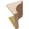 Ekena Millwork 12"W x 12"D x 12"H Wide Yorktown Rough Cedar Woodgrain TimberThane Corbel, Primed Tan CORUR12X12X12YORRCPR - alternate 2